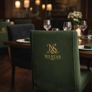 custom restaurant chair covers