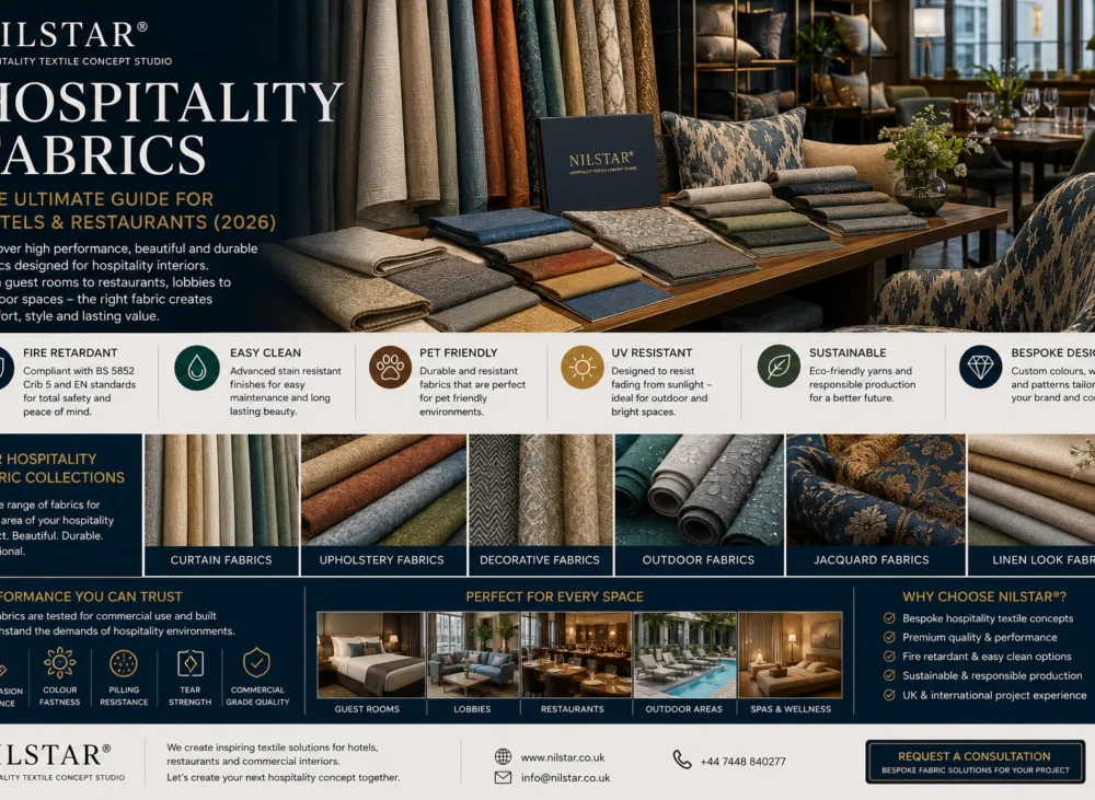 + A Comprehensive Guide To Hospitality Fabrics In The Uk Hospitality Industry | Nilstar Hospitality Fabrics