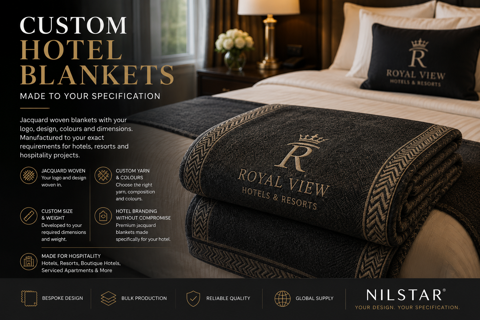 Custom Hotel Blankets