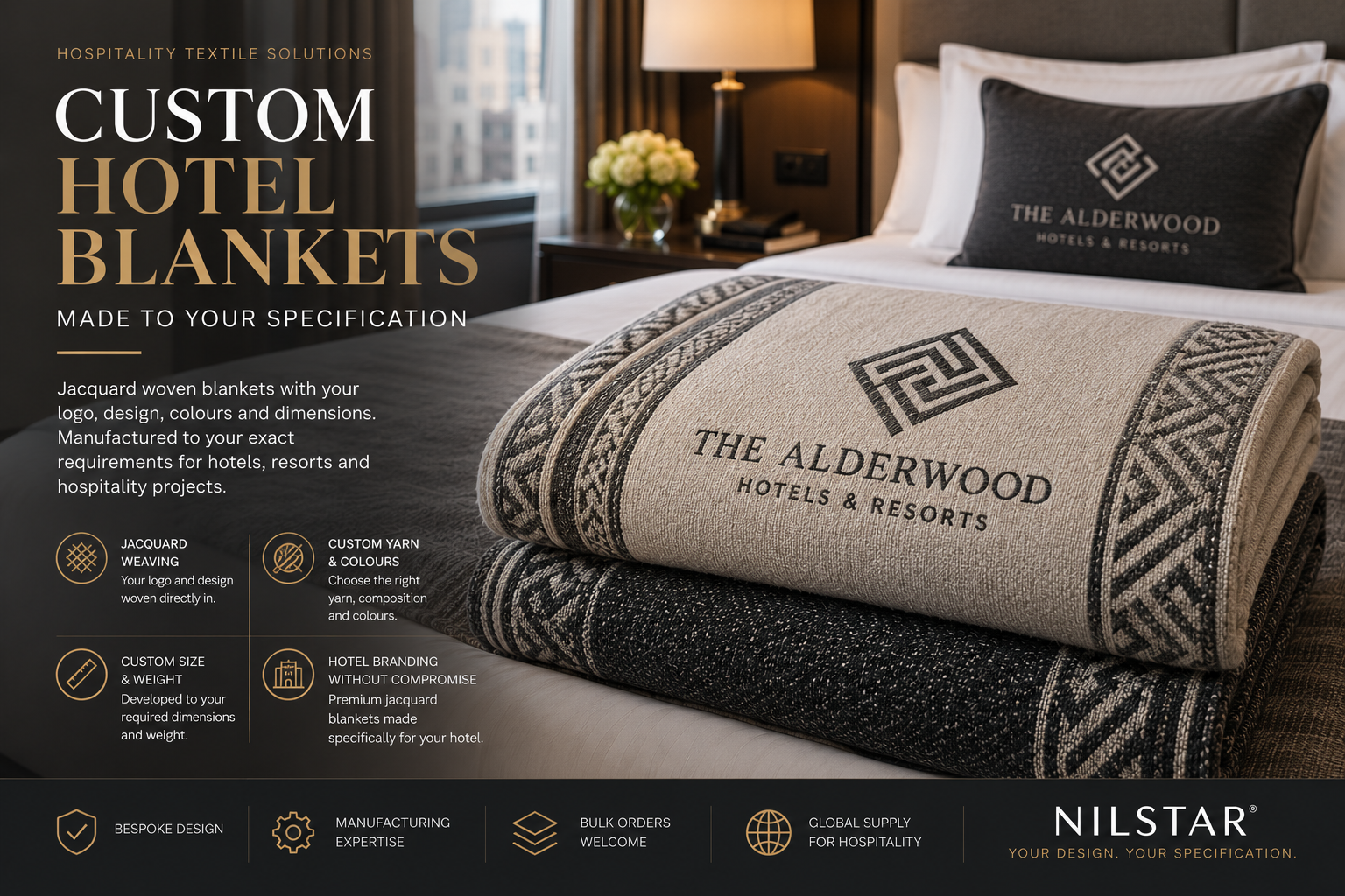 Custom Hotel Blankets
